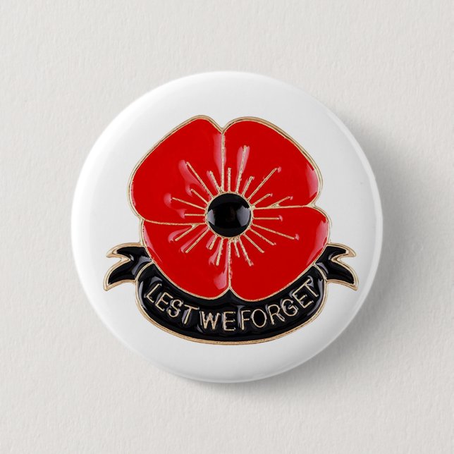 Badge Rond 5 Cm Remembrance Day (Devant)
