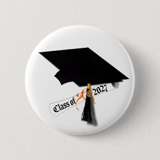 Badge Rond 5 Cm Remise des diplômes de la promotion 2027 de Letter