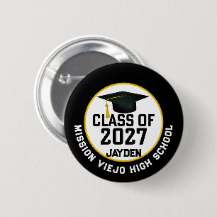 Badge Rond 5 Cm Remise des diplômes de la promotion 2027 de Letter