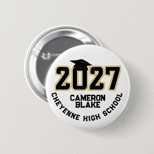 Badge Rond 5 Cm Remise des diplômes de la promotion 2027 de Letter