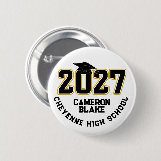 Badge Rond 5 Cm Remise des diplômes de la promotion 2027 de Letter