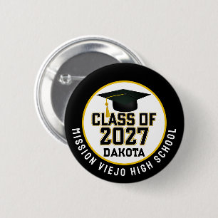 Badge Rond 5 Cm Remise des diplômes de la promotion 2027 de Letter