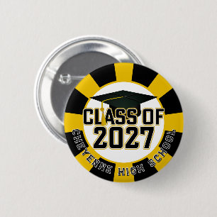 Badge Rond 5 Cm Remise des diplômes de la promotion 2027 de Letter