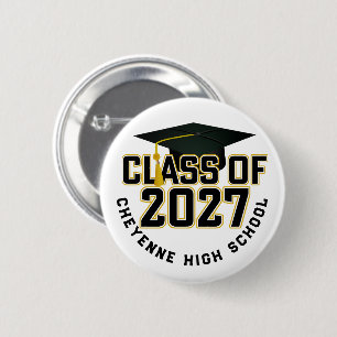 Badge Rond 5 Cm Remise des diplômes de la promotion 2027 de Letter