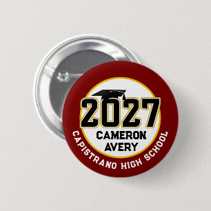Badge Rond 5 Cm Remise des diplômes de la promotion 2027 de Letter