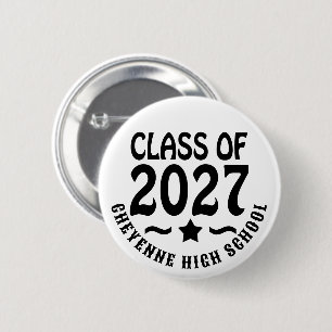 Badge Rond 5 Cm Remise des diplômes de la promotion 2027 de Star