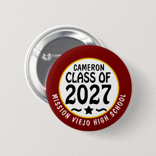 Badge Rond 5 Cm Remise des diplômes de la promotion 2027 de Star
