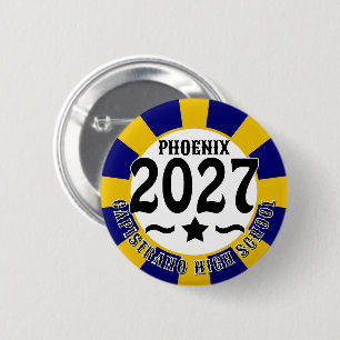 Badge Rond 5 Cm Remise des diplômes de la promotion 2027 de Star