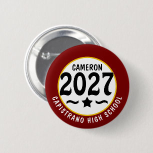 Badge Rond 5 Cm Remise des diplômes de la promotion 2027 de Star