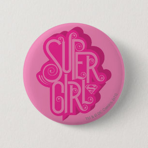Badge Rond 5 Cm Remous 2 de Supergirl