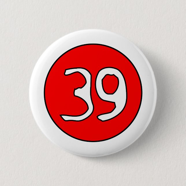 Badge Rond 5 Cm remous 39er's clair (Devant)