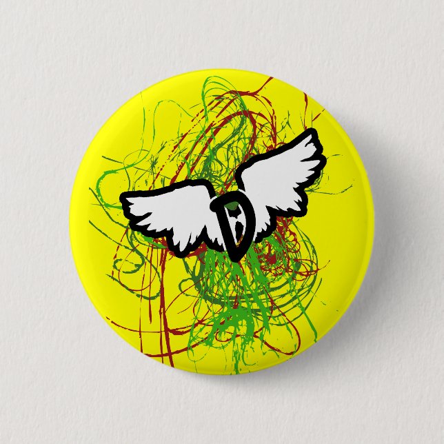 Badge Rond 5 Cm Remous de D-Ailes (Devant)