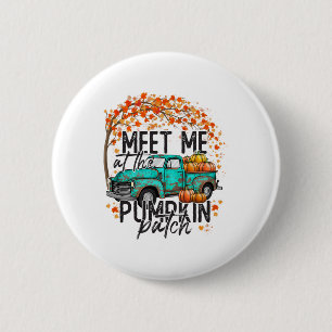 Badge Rond 5 Cm Rencontrez-Moi Au Citrouille Patch Automne Automne