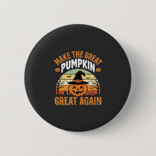 Badge Rond 5 Cm Rendez La Citrouille Grande Encore Design Hallowee