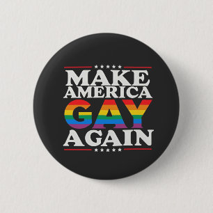 Badge Rond 5 Cm Rendre à l'Amérique gay le mois de la fierté LGBT
