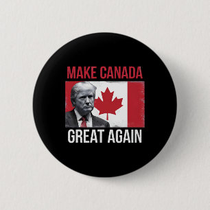 Badge Rond 5 Cm Rendre la grandeur du Canada à nouveau amusant Tru
