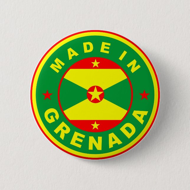 Badge Rond 5 Cm rendu dans l'étiquette de produit de drapeau de (Devant)