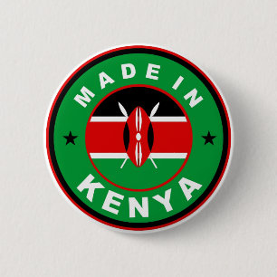 Badge Rond 5 Cm rendu dans l'étiquette de produit de drapeau de