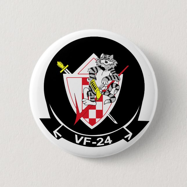 Badge Rond 5 Cm Renégats VF-24 de combat (Devant)
