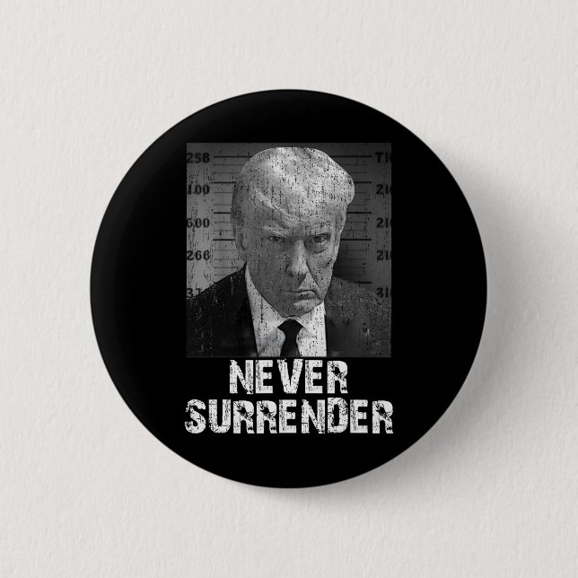 Badge Rond 5 Cm Renoncer Pro Trump (Devant)
