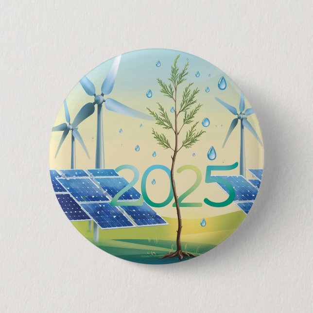 Badge Rond 5 Cm renouveler notre promesse de nourrir bouton (Devant)