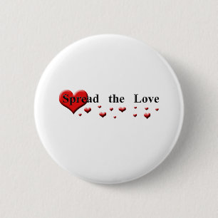 Badge Rond 5 Cm Répandre l'amour