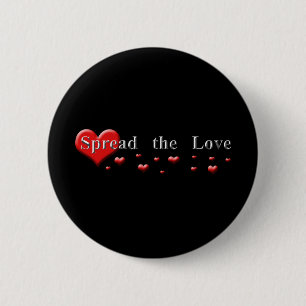 Badge Rond 5 Cm Répandre l'amour