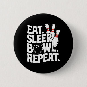 Badge Rond 5 Cm Répéter la répétition du bol du sommeil 1