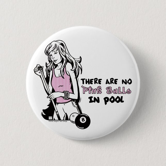 Badge Rond 5 Cm Réplique Girly (Devant)