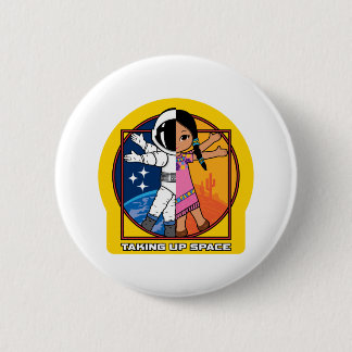 Badge Rond 5 Cm Reprendre le logo de l'espace