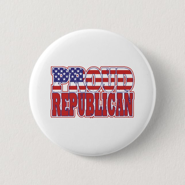 Badge Rond 5 Cm Représentant fier (Devant)