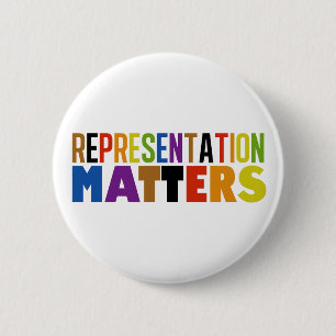 Badge Rond 5 Cm Représentation Fait Une Différence Arc-en-ciel Div