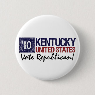 Badge Rond 5 Cm Républicain de vote en 2010 - Kentucky vintage