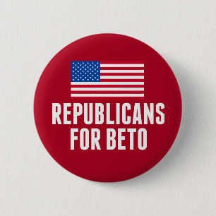 Badge Rond 5 Cm Républicains pour Beto O'Rourke 2020