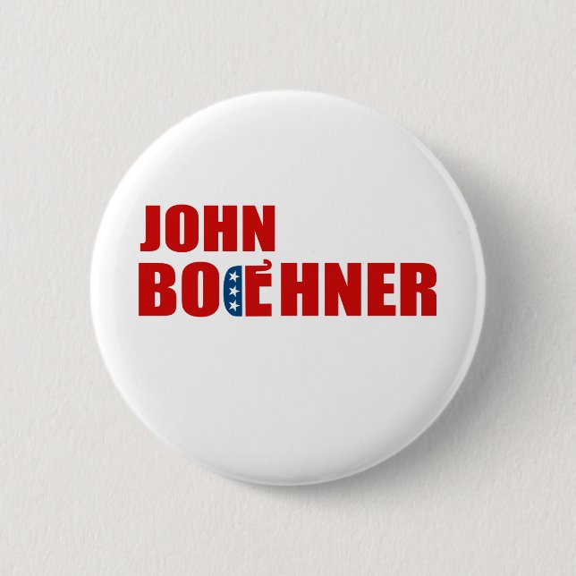BADGE ROND 5 CM RÉPUBLICAINS POUR BOEHNER (Devant)