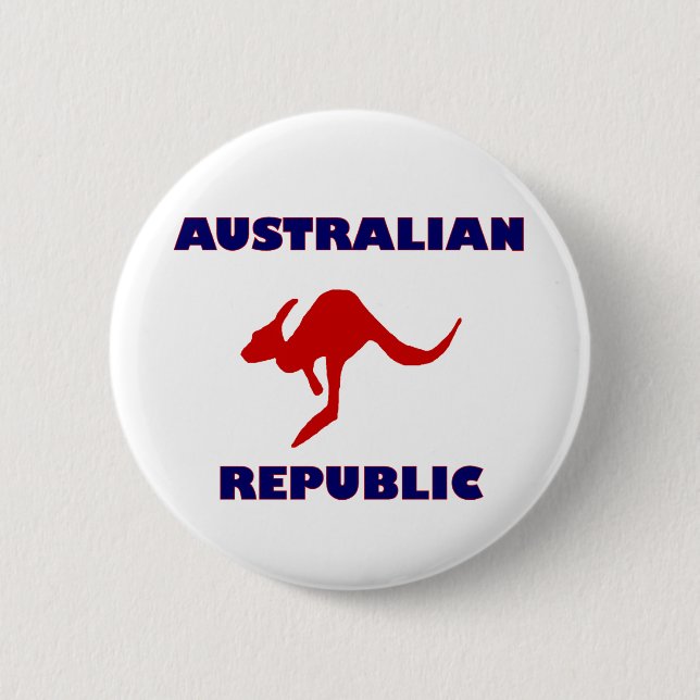 Badge Rond 5 Cm République australienne (Devant)