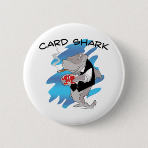 Badge Rond 5 Cm Requin carte