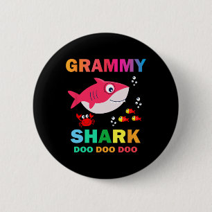 Badge Rond 5 Cm Requin Grammy