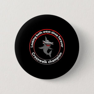 Badge Rond 5 Cm requin marteau