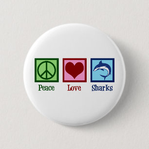 Badge Rond 5 Cm Requin mignon