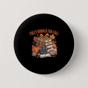 Badge Rond 5 Cm Réservation complète pour chat de pumpkin de l'aut