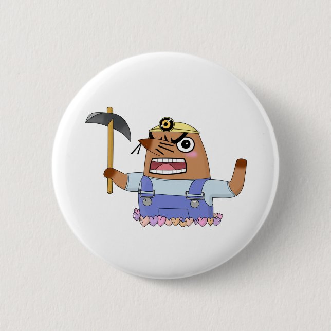 Badge Rond 5 Cm Resetti (Animal Crossing New Horizons) (Devant)