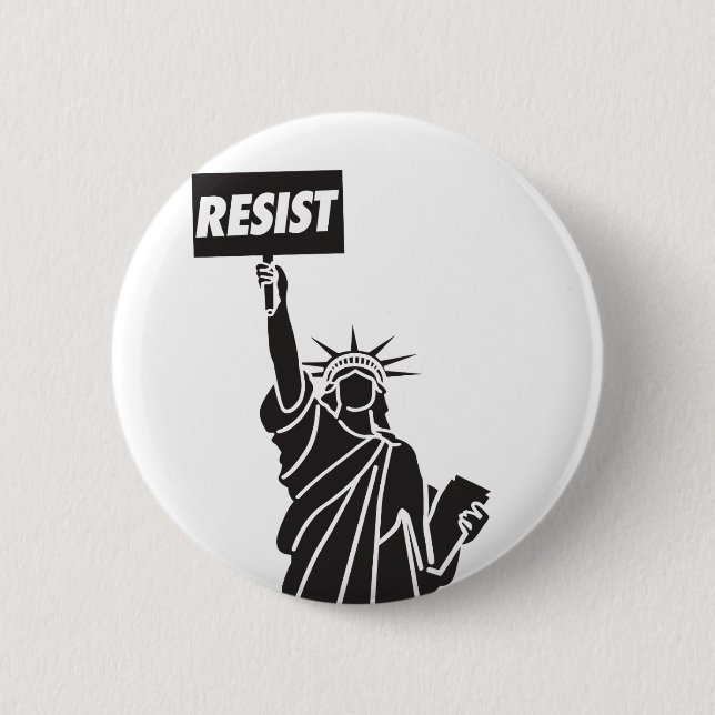 Badge Rond 5 Cm Resist_for_Liberty (Devant)