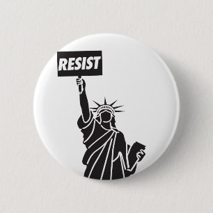 Badge Rond 5 Cm Resist_for_Liberty