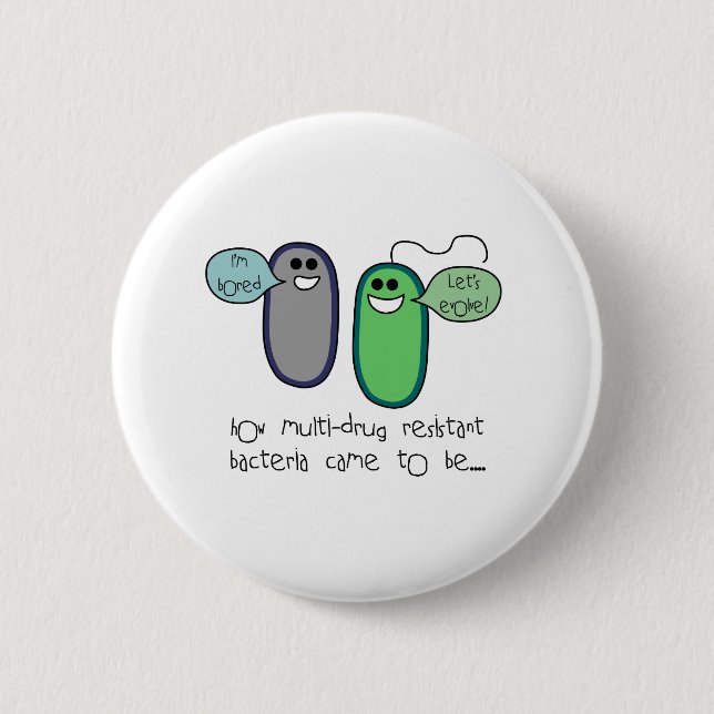 Badge Rond 5 Cm Résistance au médicament (Devant)