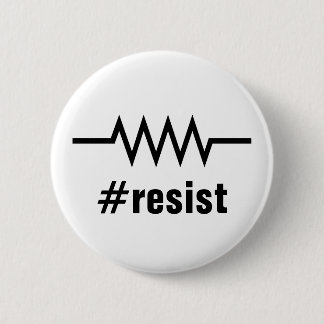 Badge Rond 5 Cm Résistance Hashtag