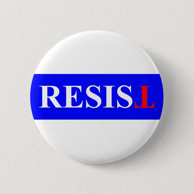 Badge Rond 5 Cm Résister (Devant)