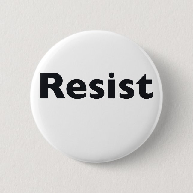 Badge Rond 5 Cm Résister (Devant)