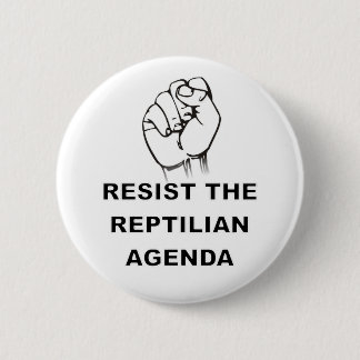 Badge Rond 5 Cm Résister À L'Agenda Républicain
