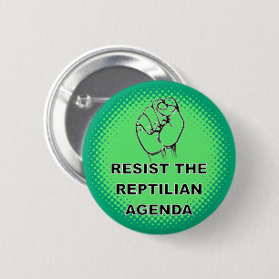 Badge Rond 5 Cm Résister À L'Agenda Républicain Personnalisé